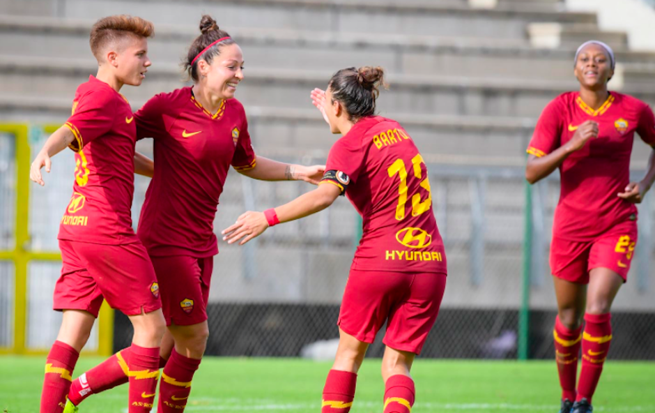 Calcio femminile/La Juventus allunga, la Roma scala posizioni. Empoli ancora un successo