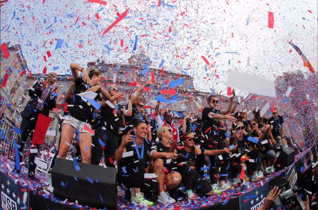 Calcio/Megan Rapinoe mattatrice a NY: “Siate il meglio di ciò che potete essere”