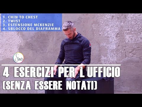 4 ESERCIZI PER L’UFFICIO SENZA ESSERE VISTI | Simone Maffioletti Coach
